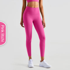 Women's Casual Solid Color High-Waist Yoga Pants