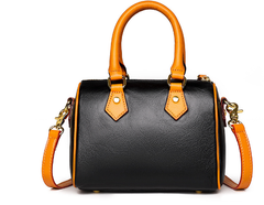Printed Cowhide Handbag for Women