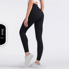 Women's Casual Solid Color High-Waist Yoga Pants