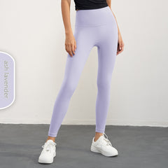 Women's Casual Solid Color High-Waist Yoga Pants