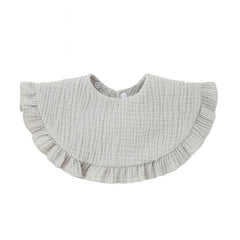 Soft Cotton Ruffle Bib For Infants And Toddlers