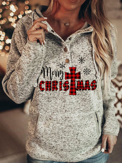 Christmas Printed Sweater for Women