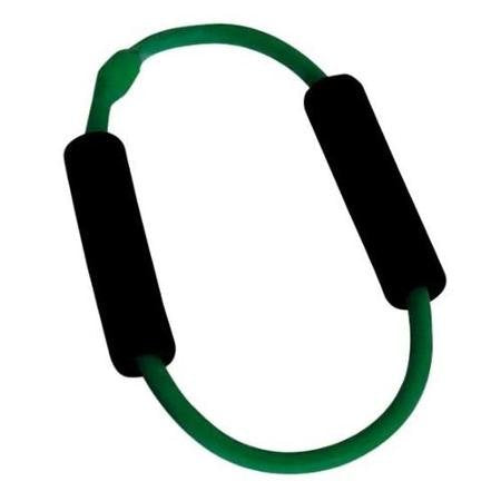 Balego Toning and Fitness Resistance Exercise Ring with Foam Handles Medium Green