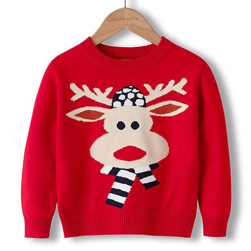 Children's Christmas Long Sleeve Sweaters
