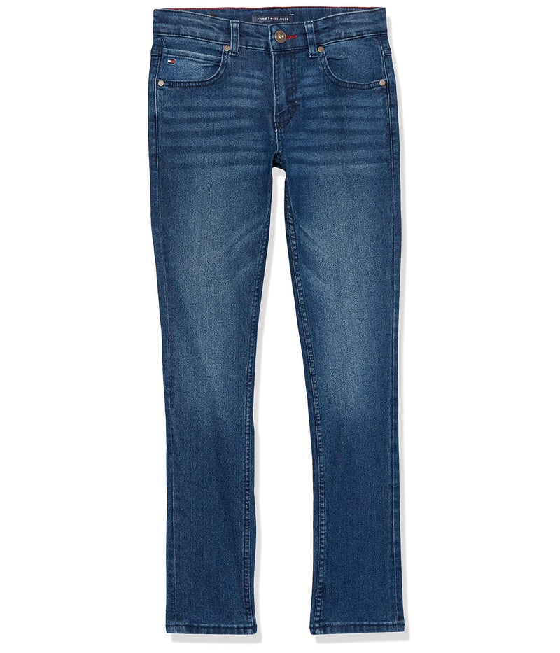 Tommy Hilfiger Girls Tommy Skinny Fit Denim Pant (Little Kid/Big Kid) Portola 8 Big Kid