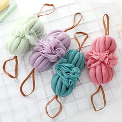 Large Japanese Bath Towel and Exfoliating Bath Ball