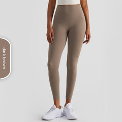 Women's Casual Solid Color High-Waist Yoga Pants