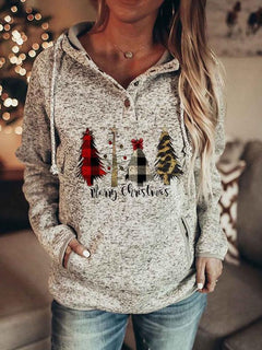 Christmas Printed Sweater for Women